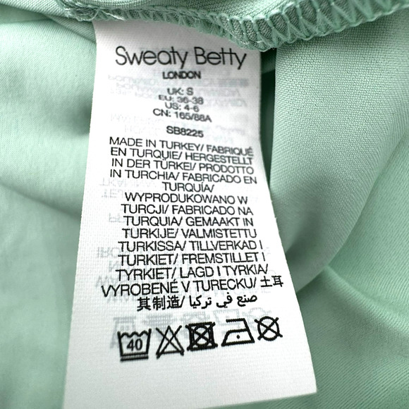 SWEATY BETTY Women's Small Mint Green Explorer Ace Racerback Mini Dress Athletic - Picture 6 of 10